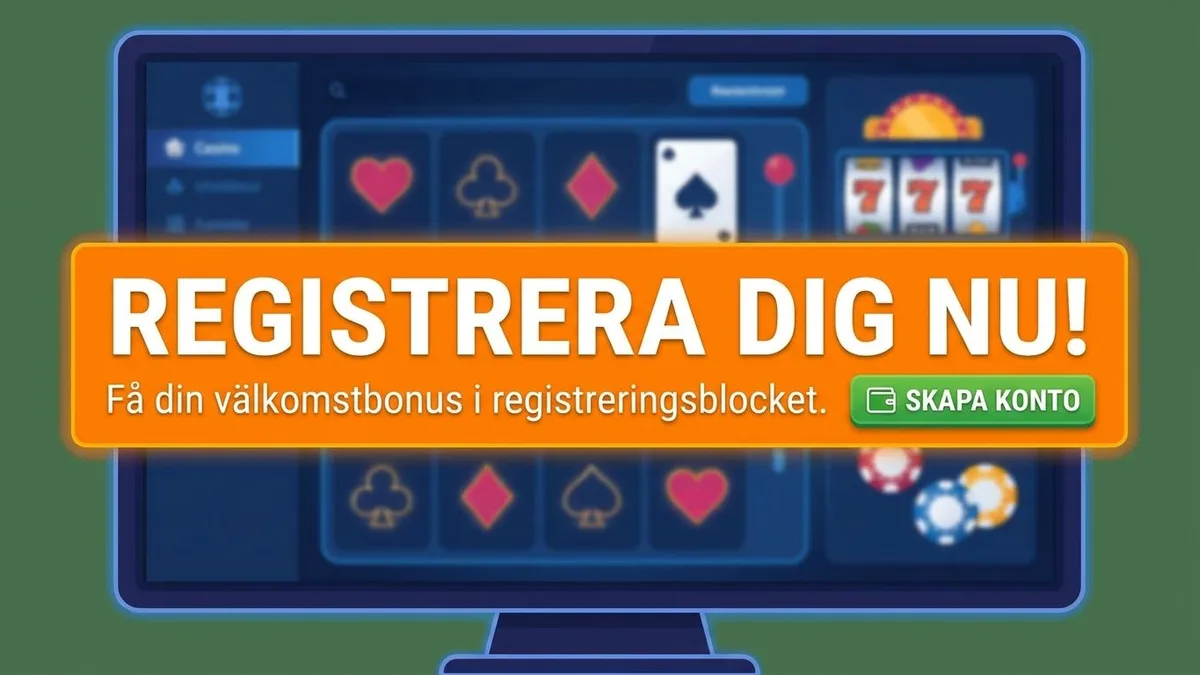 Registrera dig med bonus